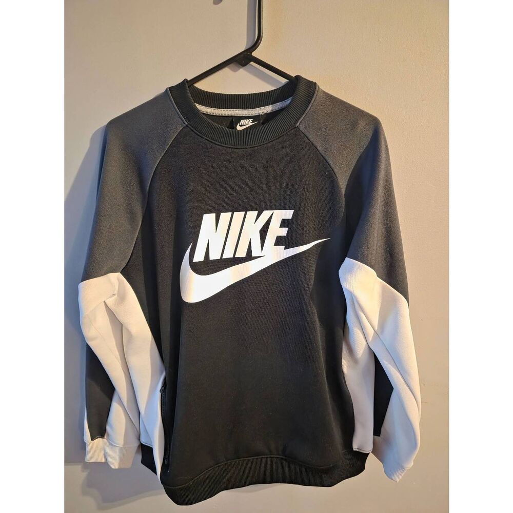 Nike Color Block Sweatshirt With Pockets Size Large